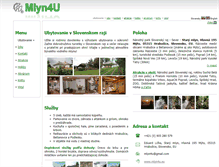 Tablet Screenshot of mlyn4u.eu